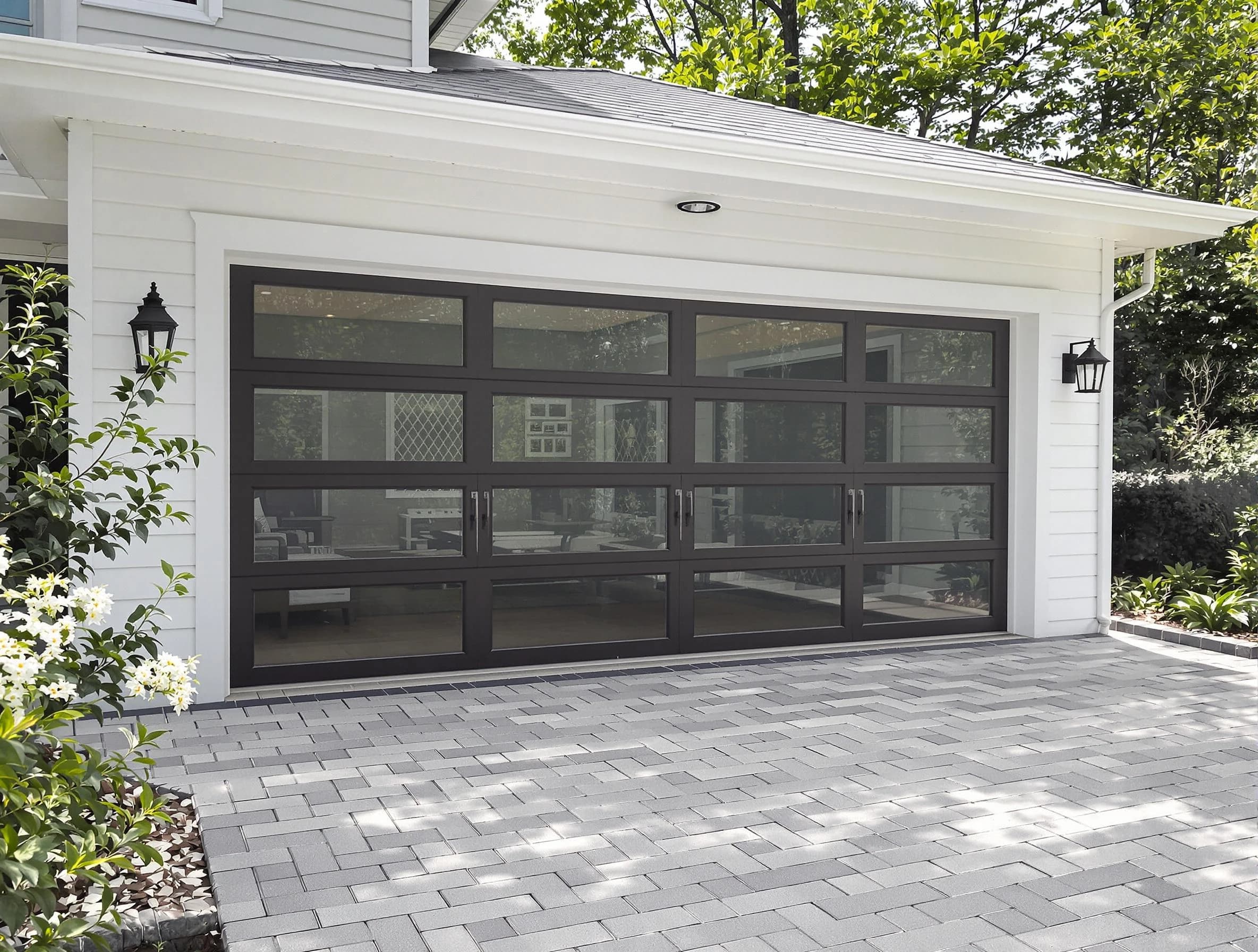 Brockton Garage Door Repair design specialist presenting custom garage door options to Brockton homeowner