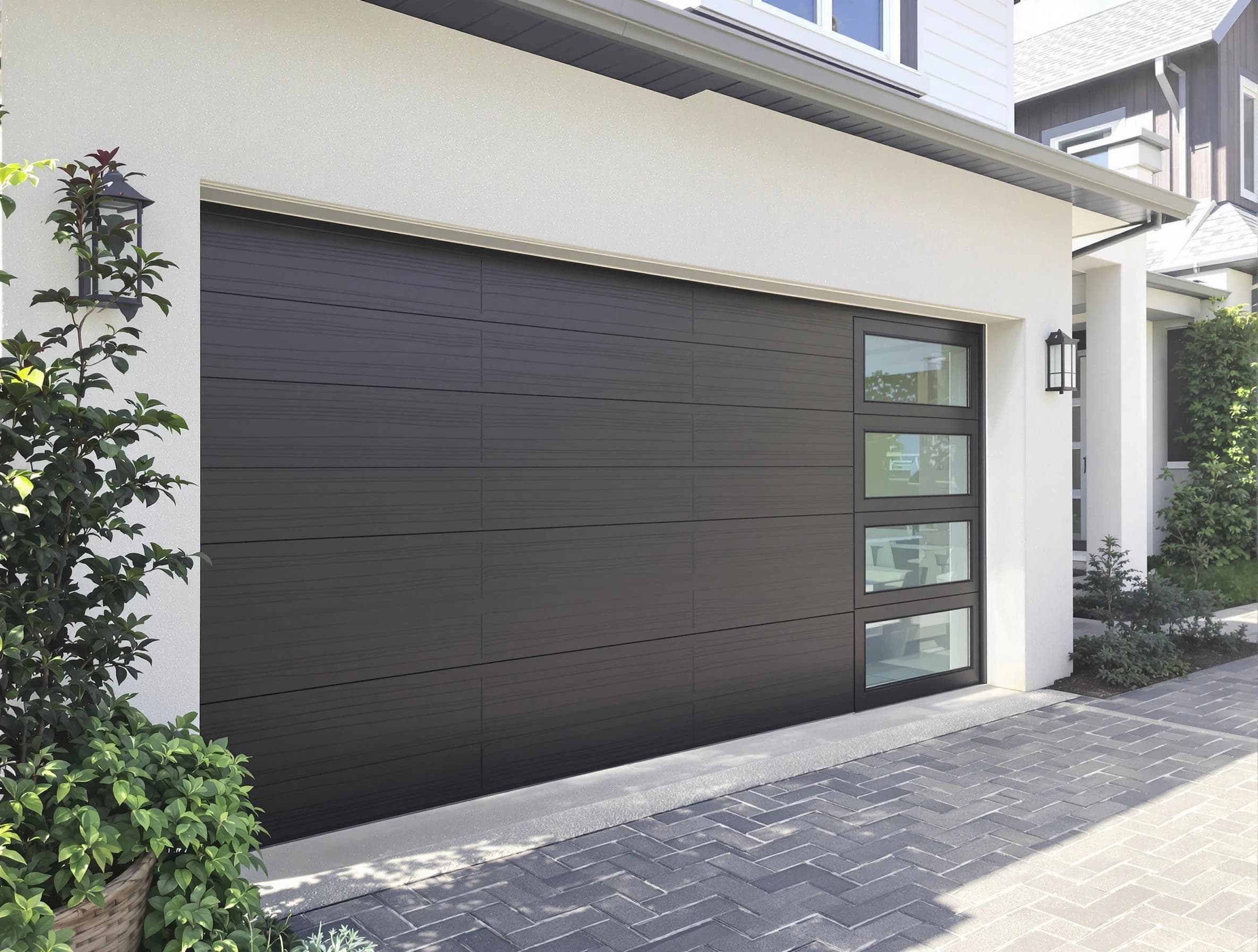 Custom garage door installation by Brockton Garage Door Repair in Brockton