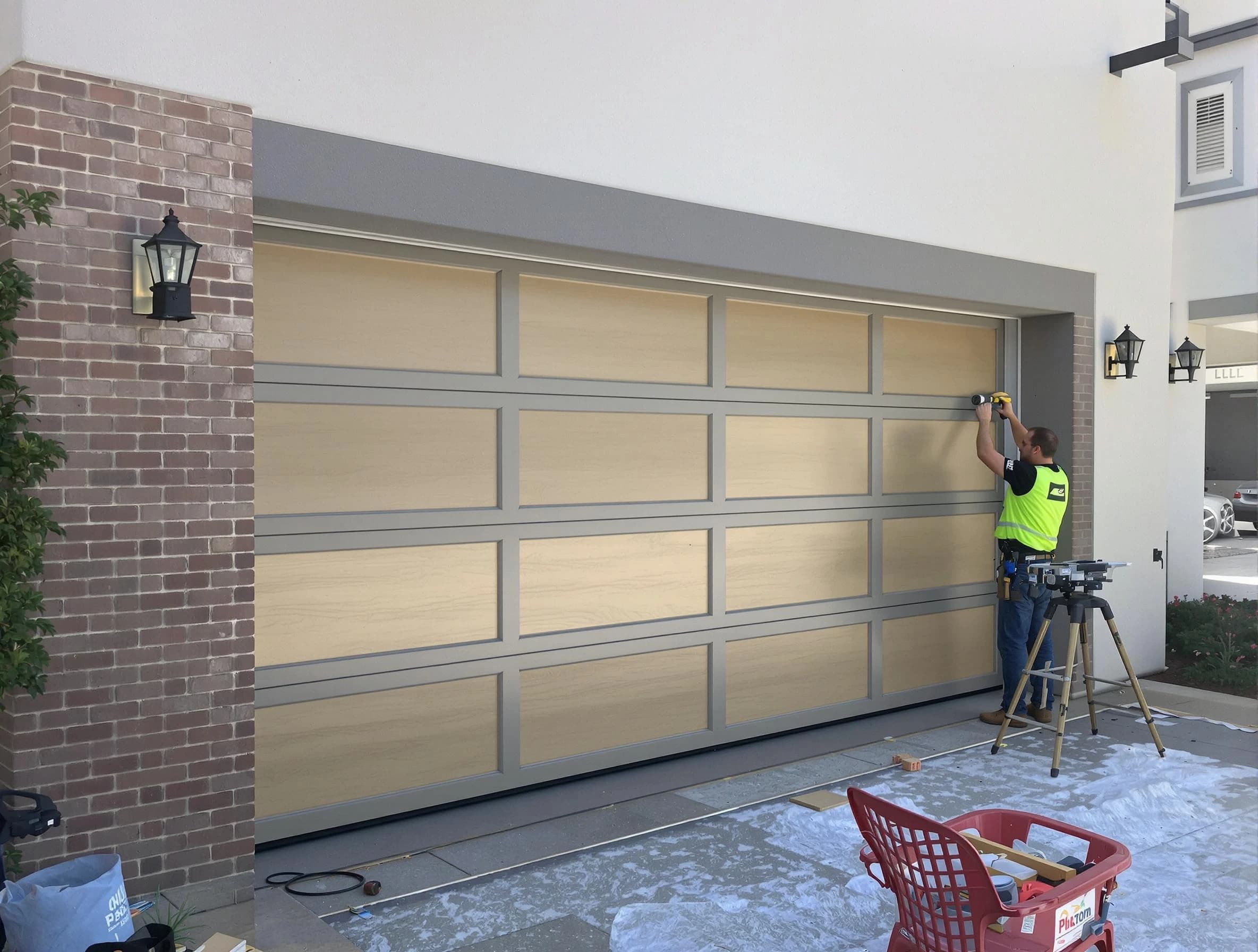Garage door replacement service by Brockton Garage Door Repair in Brockton