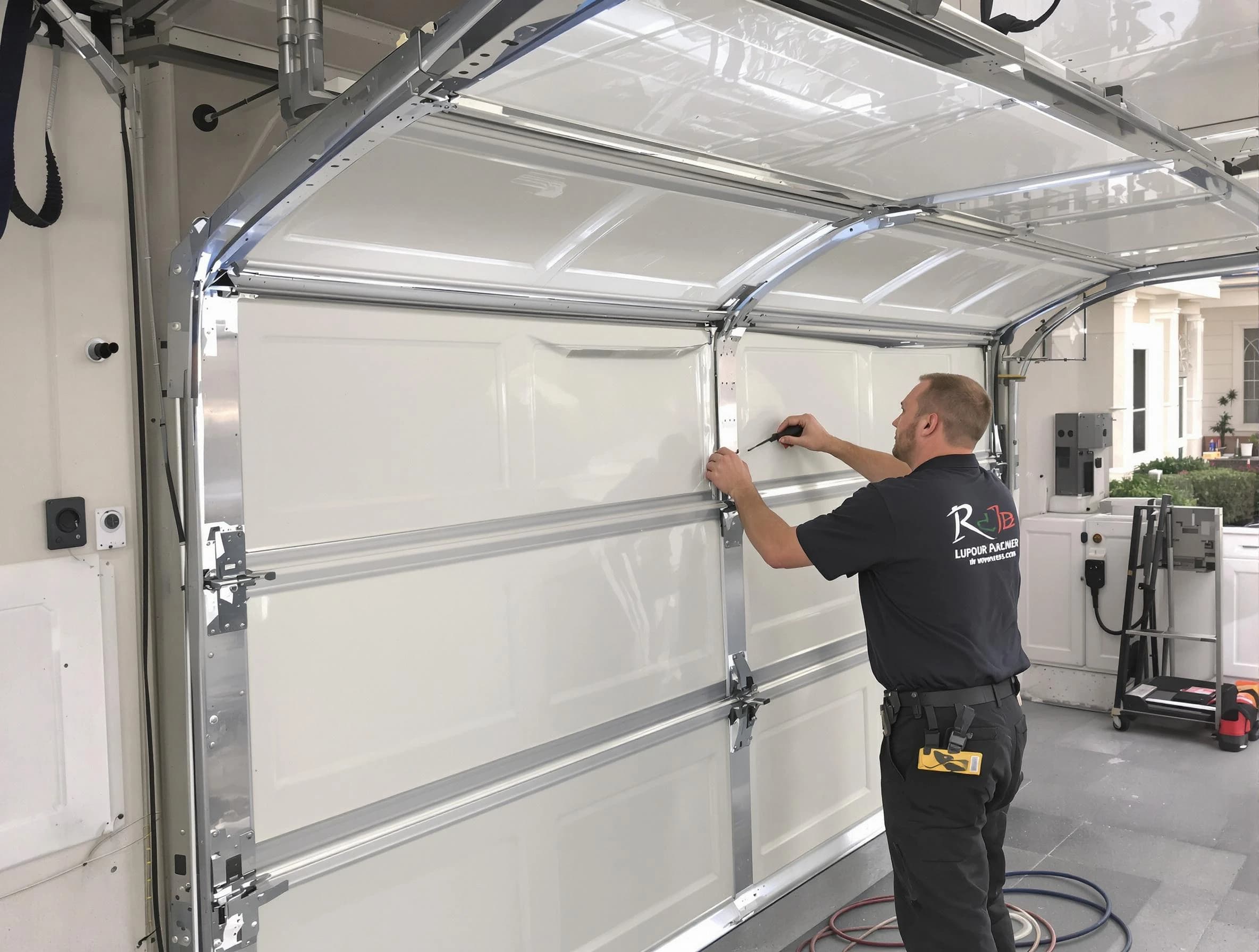 Brockton Garage Door Repair professional performing panel repair in Brockton