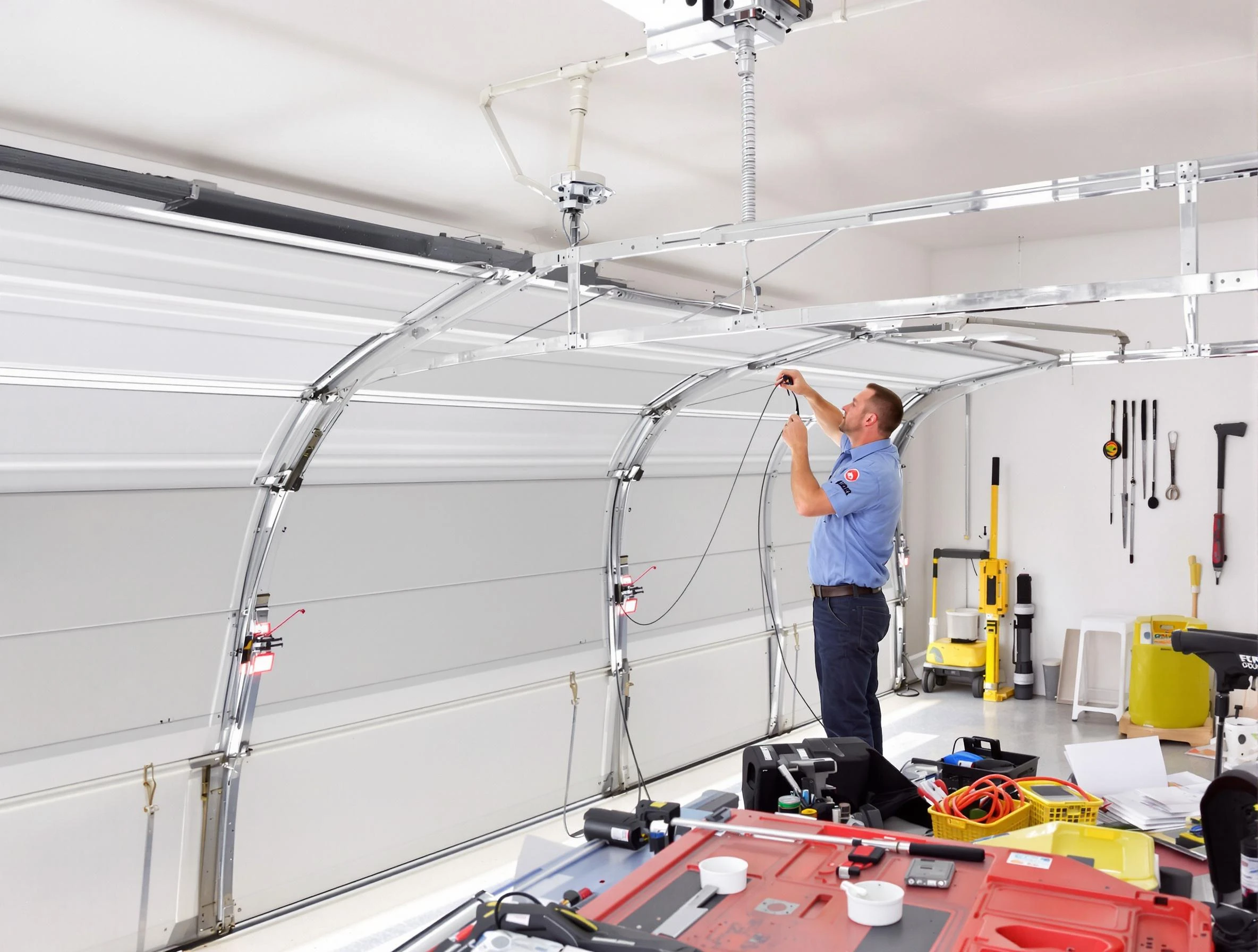 Garage door cable repair service by Brockton Garage Door Repair in Brockton